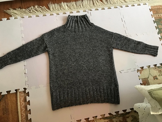 Two versions of the Better Than Basic Pullover from Churchmouse Yarns and Tea